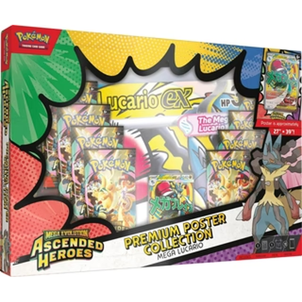 Ascended Heroes Premium Poster Collection – Lucario