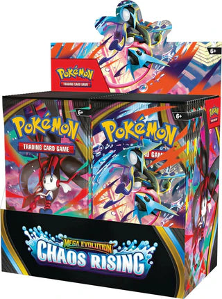 Chaos Rising Booster Box – Mega Evolution