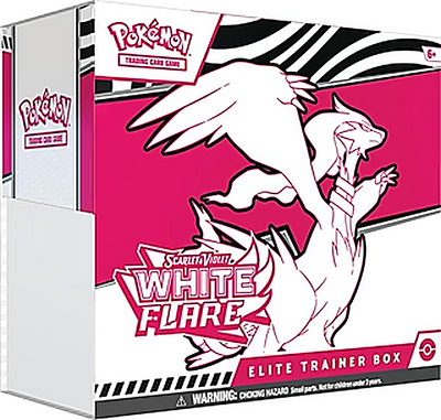 White Flare Elite Trainer Box – Scarlet & Violet