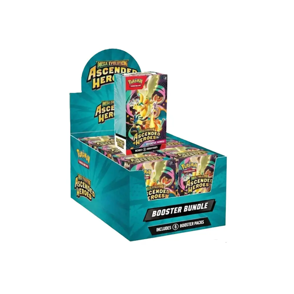 Ascended Heroes Booster Bundle Display – Mega Evolution